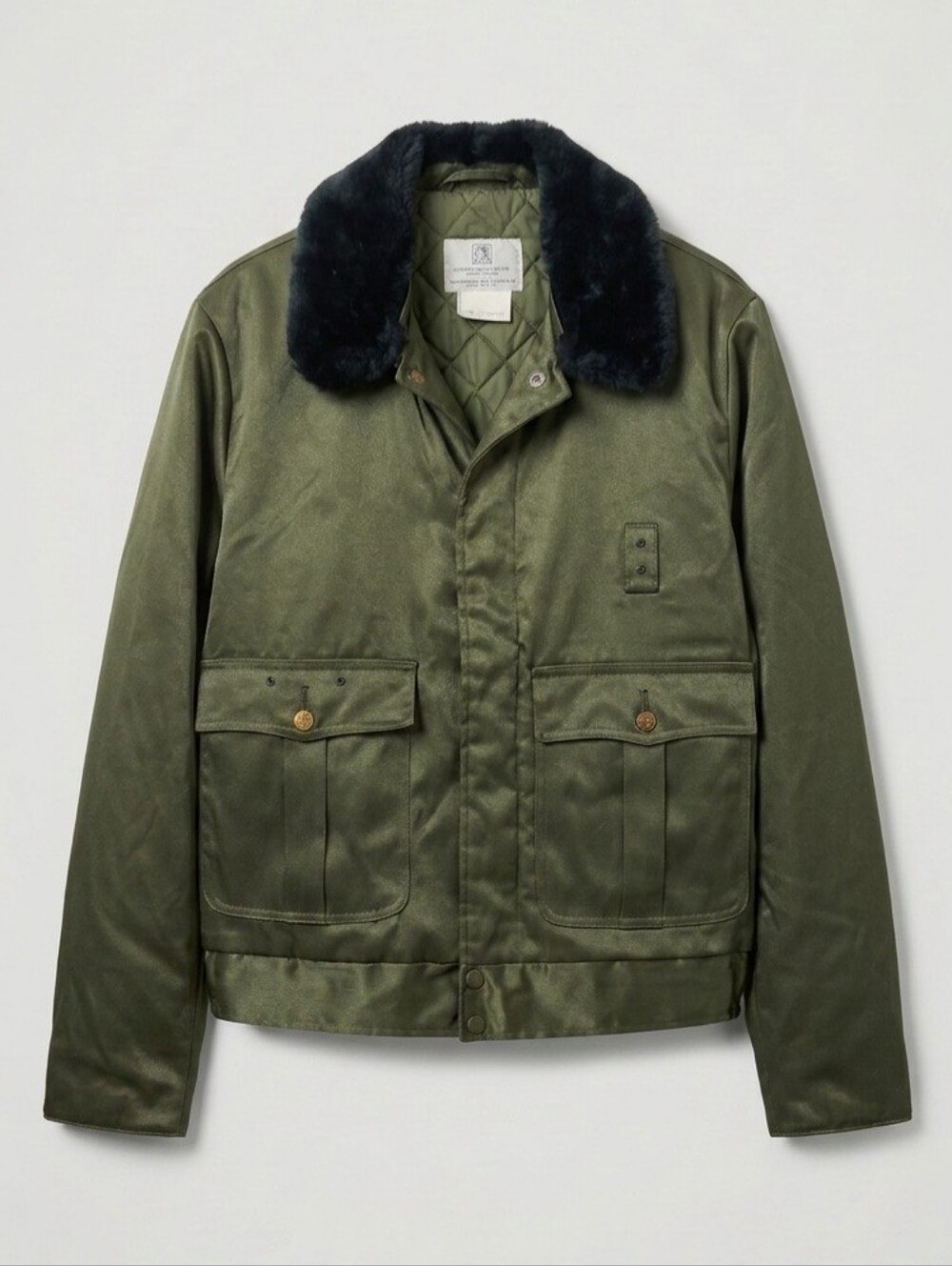 Horace Small Mfg. Apparel Co. "Tuffy Jac" Bomber Jacket Hunter Green sz 44R